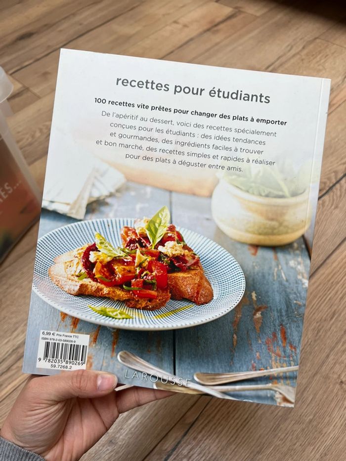 Livre recettes pour étudiants Larousse - photo numéro 2