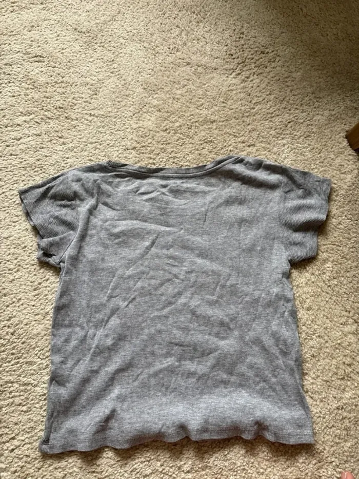 t-shirt gris kiabi taille 12 ans - photo numéro 4