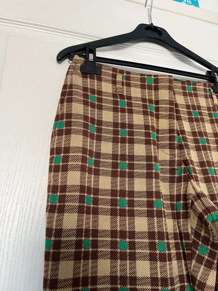 Pantalon à carreaux Dries Van Noten - 100% coton - Taille 38 - photo numéro 6