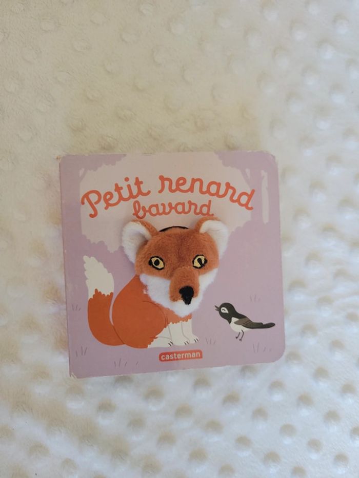 Livre marionnette "Petit renard bavard" - Casterman