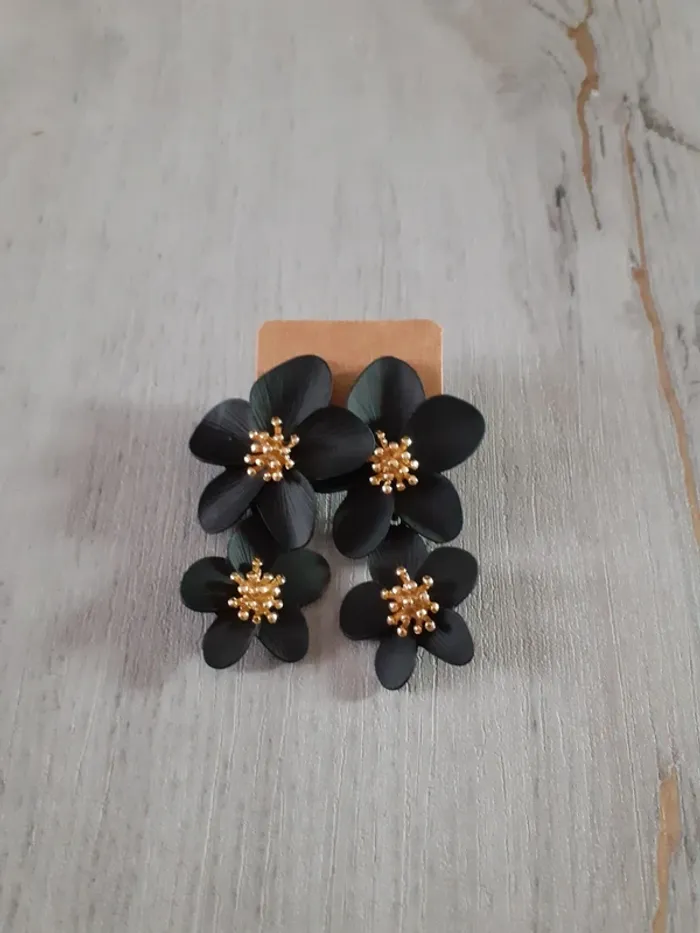 Boucles d'oreilles fleurs