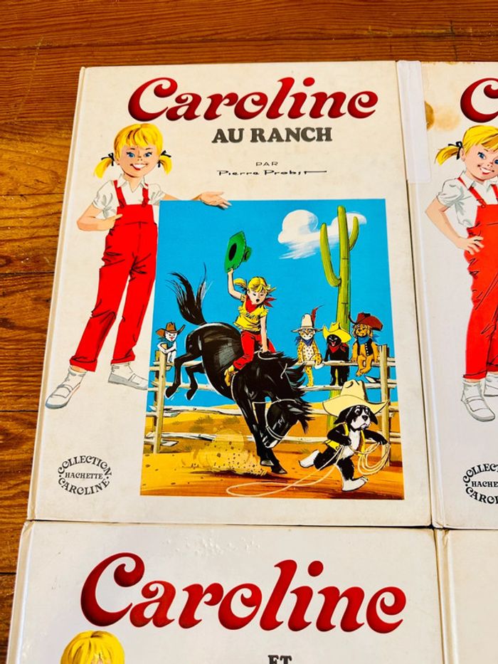 Lot de 4 albums blancs Caroline livres bd Pierre Probst Hachette vintage - photo numéro 5