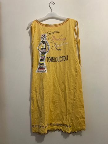 Chemise de nuit jaune