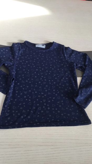 Tee-shirts ML marine 8 ans