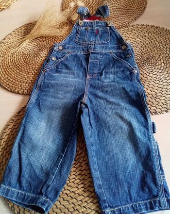 Salopette en jean H&M taille 18 mois