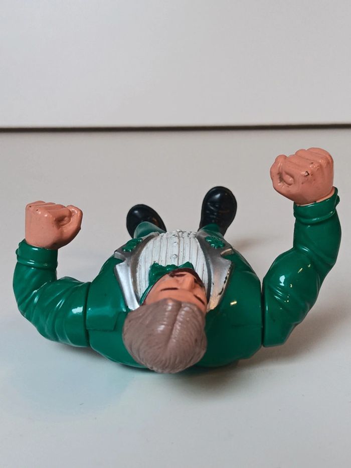 Figurine de catch WWF vintage ted dibiase million dollars man 1991 hasbro titan sport taille 12cm - photo numéro 6