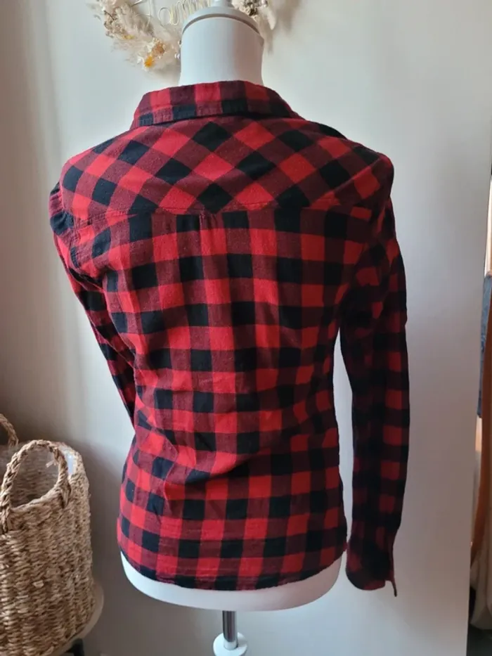 Chemise à carreaux Tally Weijl Taille S - photo numéro 3