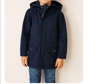 Manteau à capuche garçon 8 ans