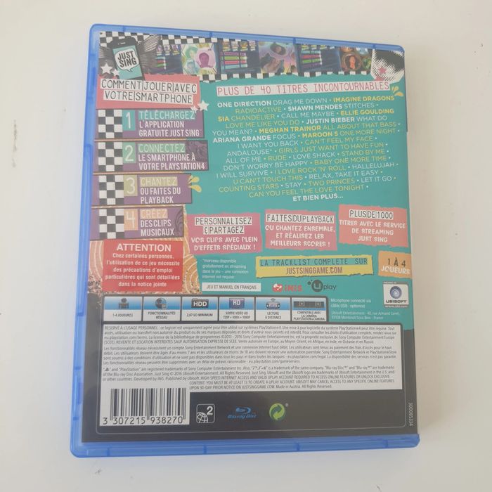 Just Sing Sony PlayStation 4 - photo numéro 6