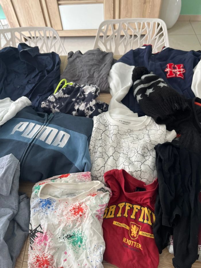 Énorme lot de vêtement garçons taille 9-12 ans en très bon état - photo numéro 3