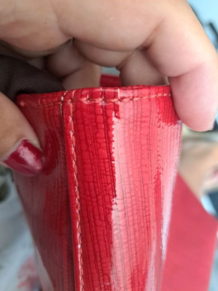 Sac rouge cerise Bata - photo numéro 4