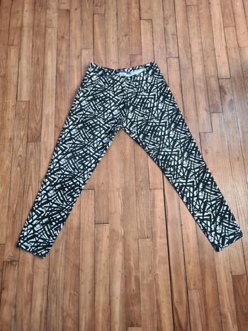 Legging noir et blanc - taille M kiabi