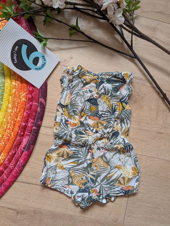 Combishort Gémo 6 mois fille été