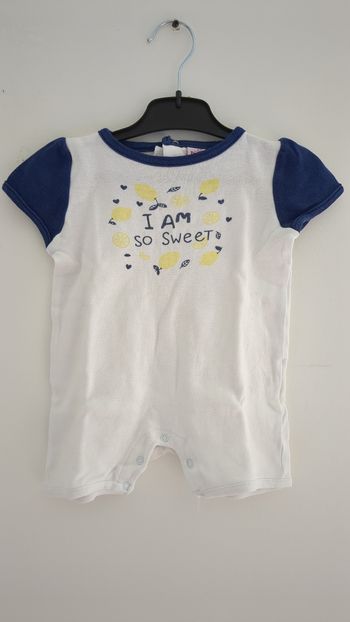 Combishort Pomette 9 mois