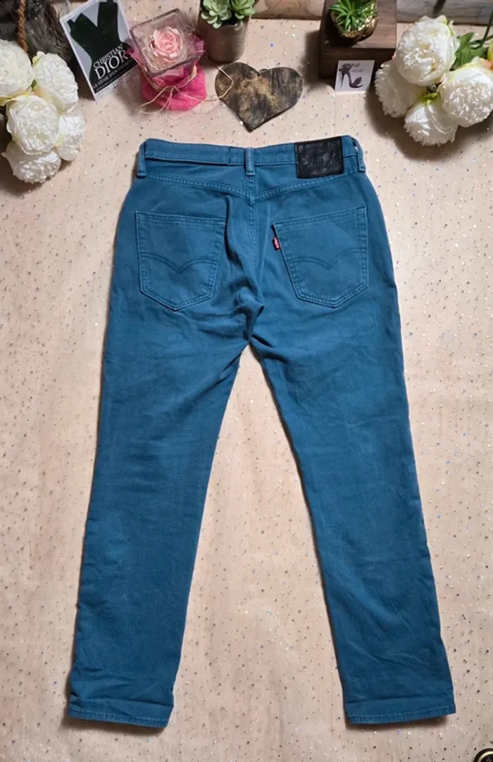 Jean’s Levi's 511 bleu /vert W29 L32 - photo numéro 8