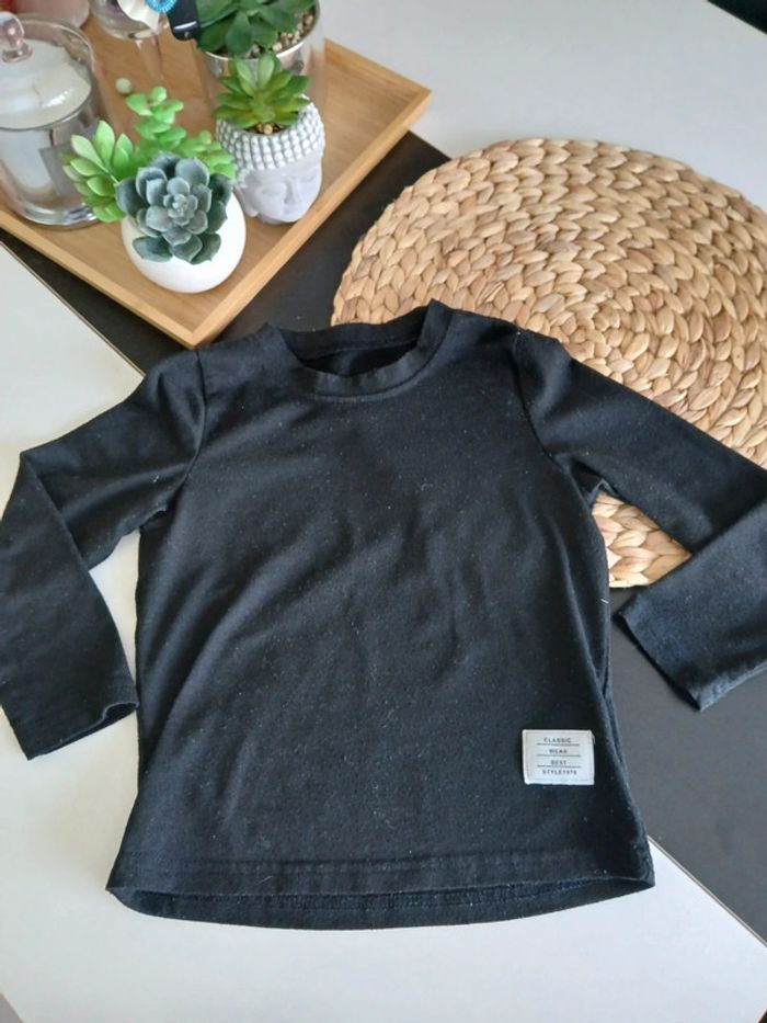 Tee-shirt Noir Taille 2 ans🌿🦊 - photo numéro 5