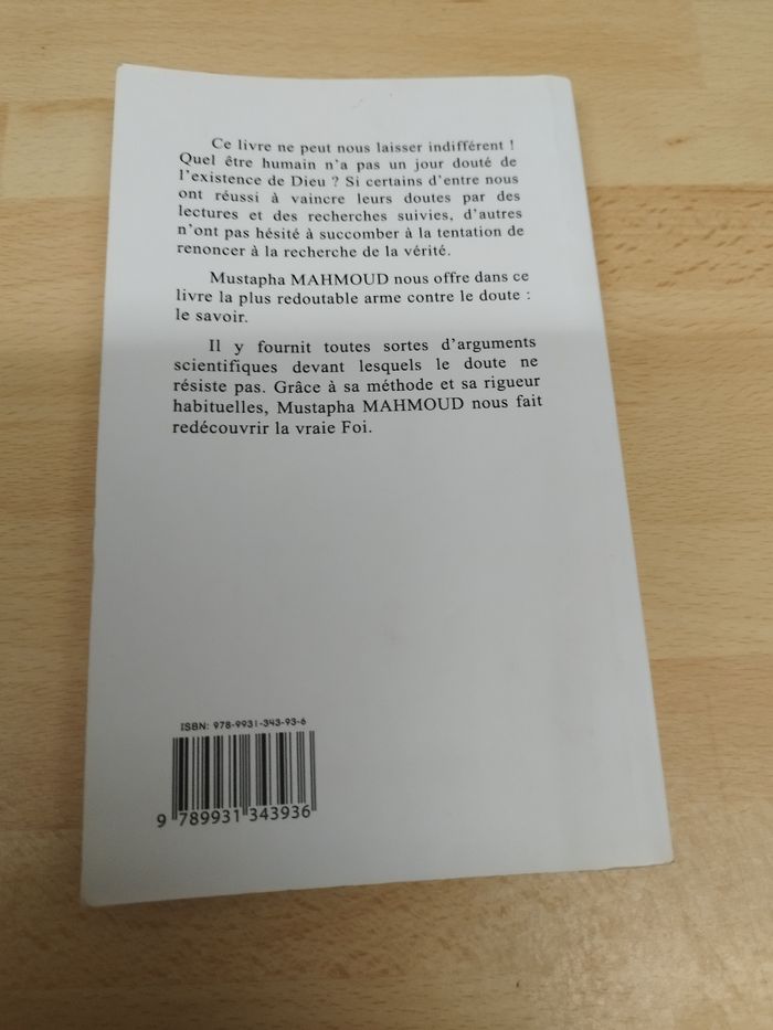 MUSTAPHA MAHMOUD

DU DOUTE A LA FOI - photo numéro 2