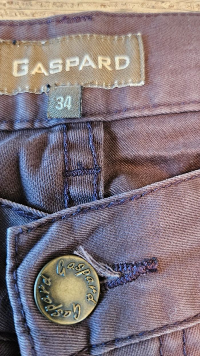Pantalon classique, coupe droite, homme, brun, Gaspard, 34, nickel - photo numéro 6