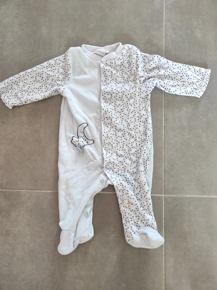 Pyjama velours 9 mois - photo numéro 2
