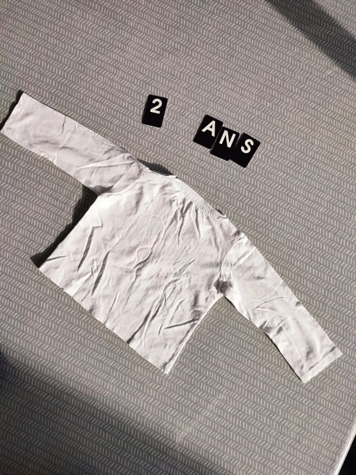 T-shirt manches longues fille - Bouchara - 24 mois - photo numéro 3