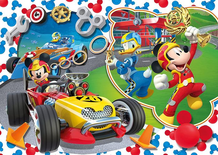 Clementoni puzzle Mickey Roadster 104 pièces - photo numéro 2