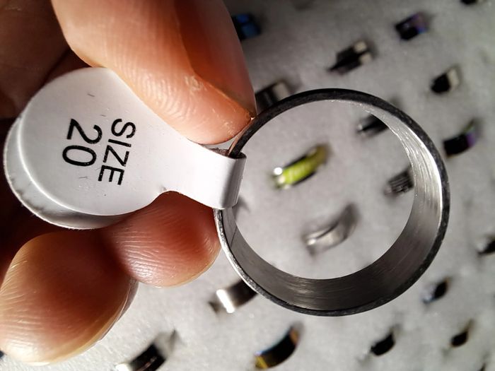 Bague acier inoxydable argentée - photo numéro 2