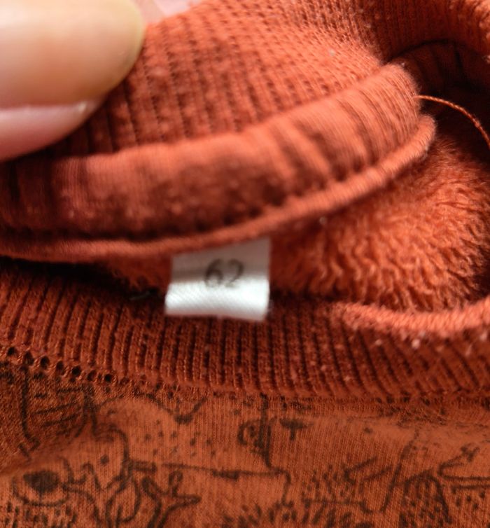 Pull chaud garçon Zeeman brun animaux 62 cm - photo numéro 3