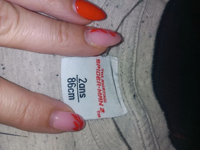 Tee-shirt manches longues 2 ans spiderman - photo numéro 3