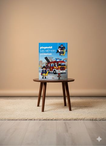 Livre Playmobil "Les Pompiers"🚒