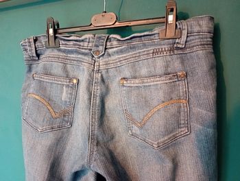 Jean vintage bleu délavé