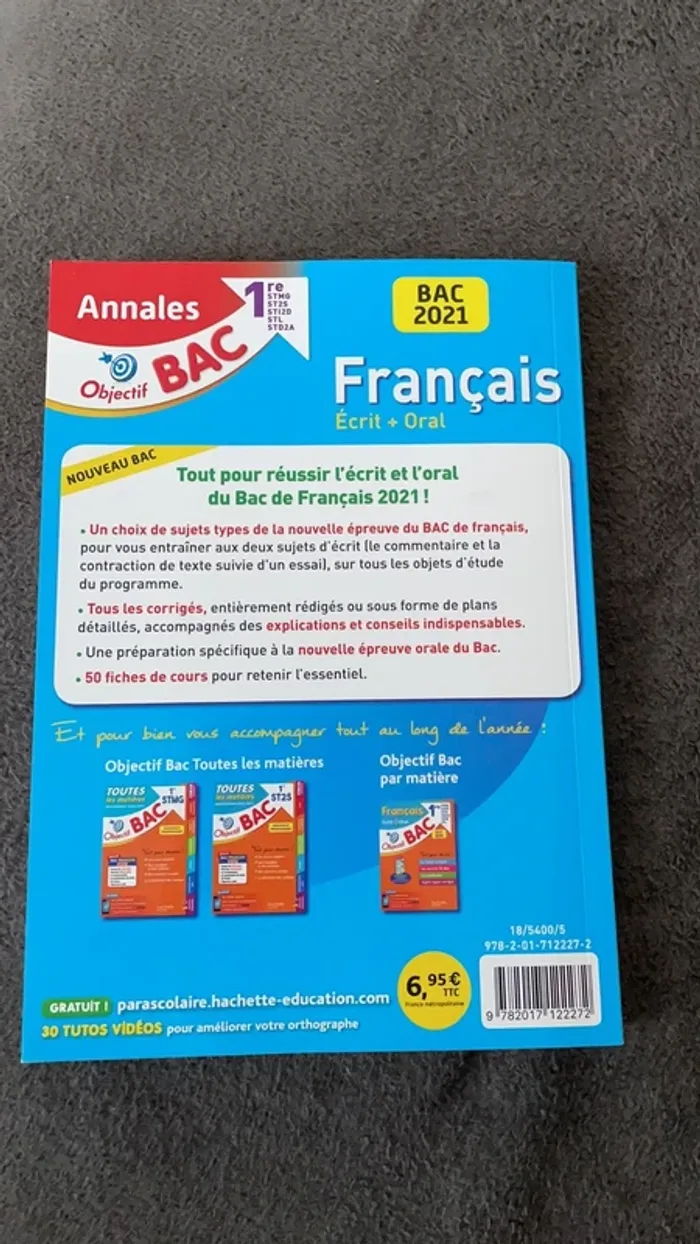Lot Annales bac de français - photo numéro 3