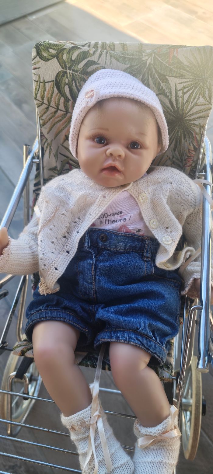Bébé reborn, poupée avec nombreux vêtements et accessoires - photo numéro 3