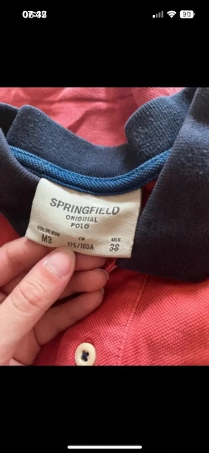 Chemises et un polo taille M Springfield - photo numéro 5