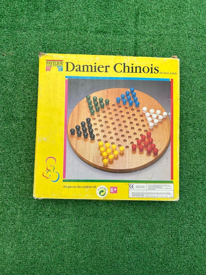 Damier chinois en bois – Jeu complet avec boîte – Pavilion - photo numéro 3