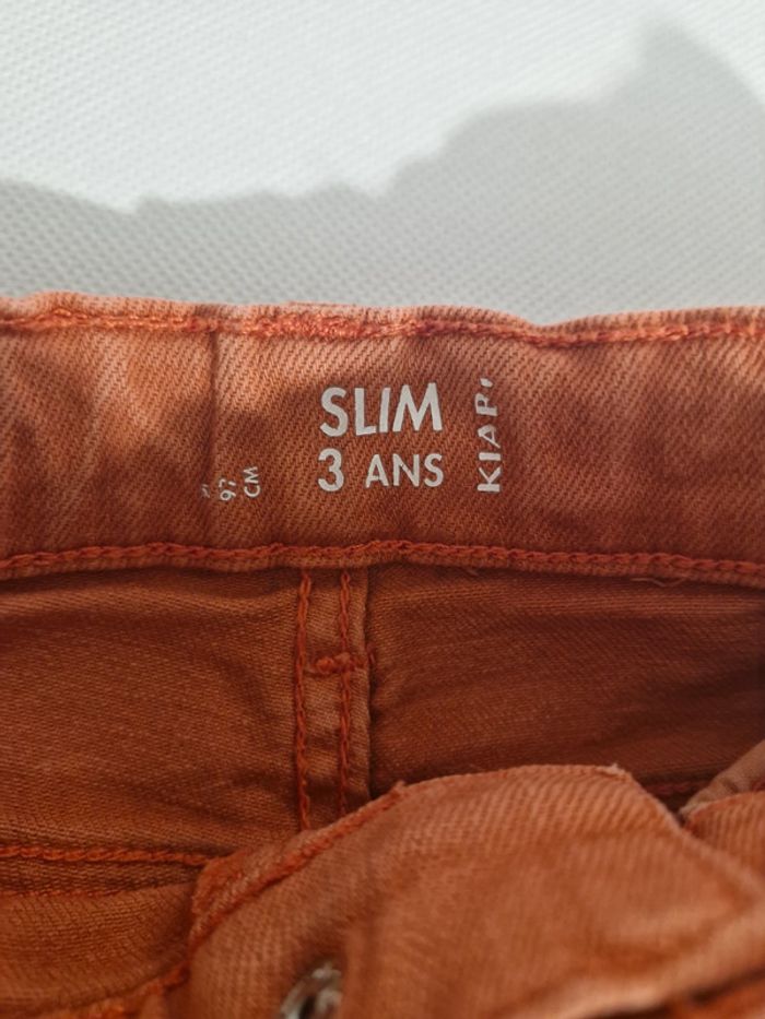 Pantalon slim jeans 3 ans 90-97 cm Kiabi - photo numéro 3