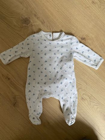 Pyjama 1 mois velours