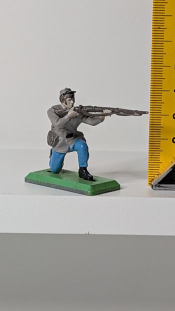 [Britains Deetail] Confederate - Footed Firing Rifle