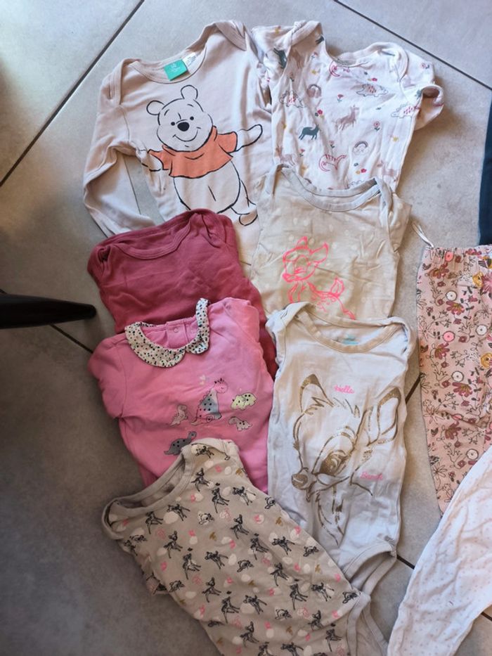 Lot 19 pièces fille 9 mois - photo numéro 2