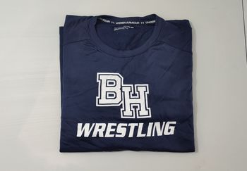 Vêtement Homme Sweat sweatshirt Bleu BH Wrestling Under Armour taille XXL #Retrostreet