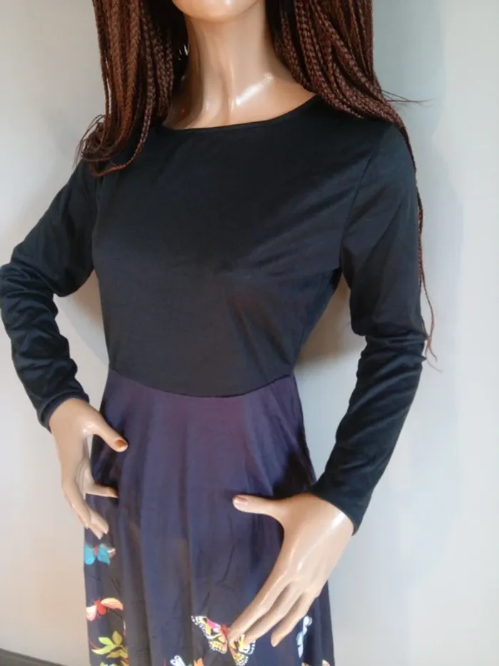 Robe midi Shein (neuf, noir), L / 40 / 12 - photo numéro 2
