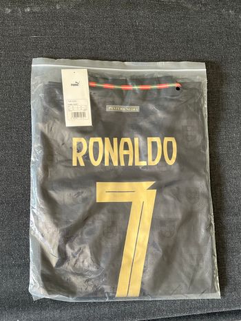 Maillot third Portugal noir 2026 🇵🇹 Cristiano Ronaldo n°7 – Taille L