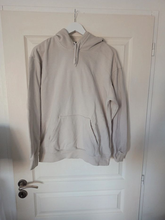 Sweat à capuche h&M taille S coloris beige