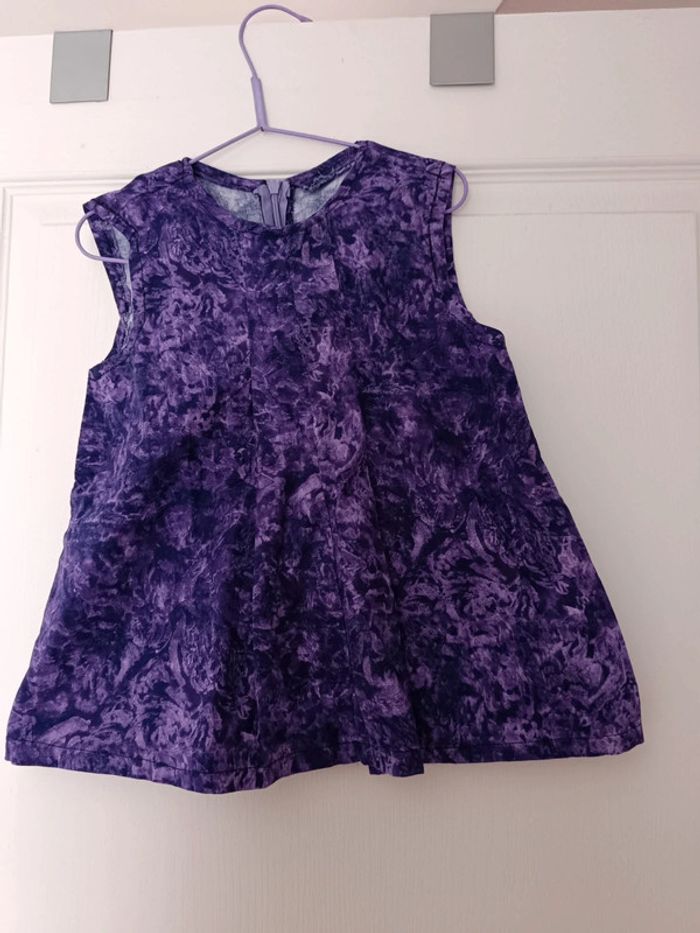 Robe violette 3 ans
