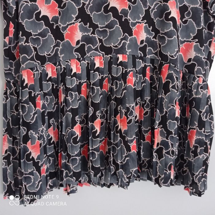 Blouse grise à fleurs t40 - photo numéro 6