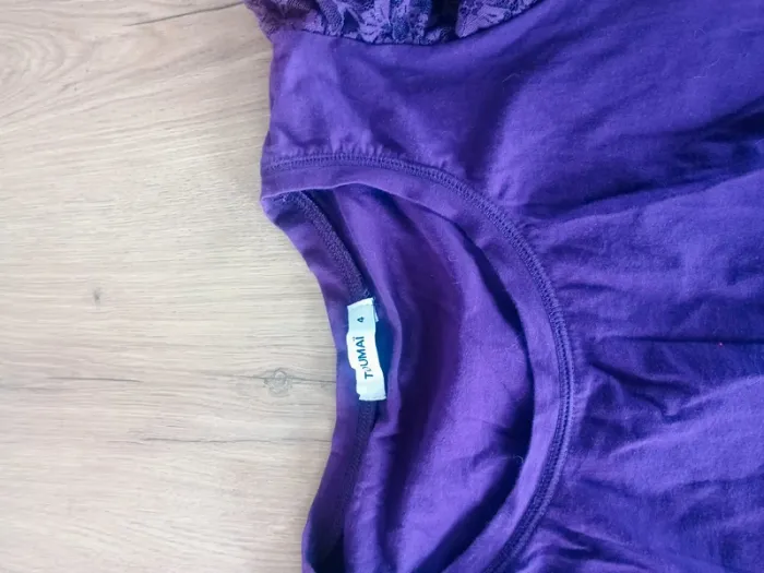 T-shirt violet T4 - photo numéro 3
