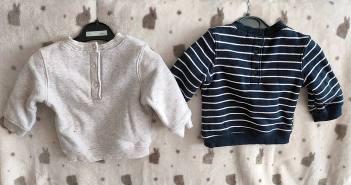 Lot 2 pull garçon 3 mois - photo numéro 2
