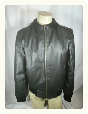 Veste blouson cuir homme Taille XXL