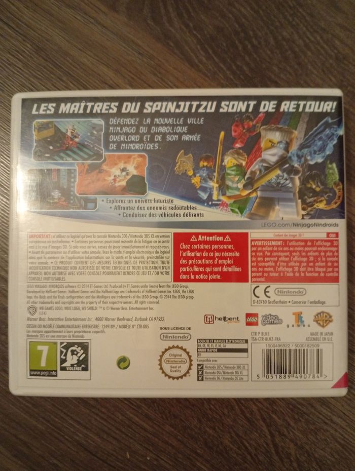 Jeux Nintendo 3DS ninjago  nindroids - photo numéro 4