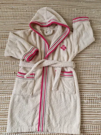 Peignoir enfant Linge Basque 4 ans