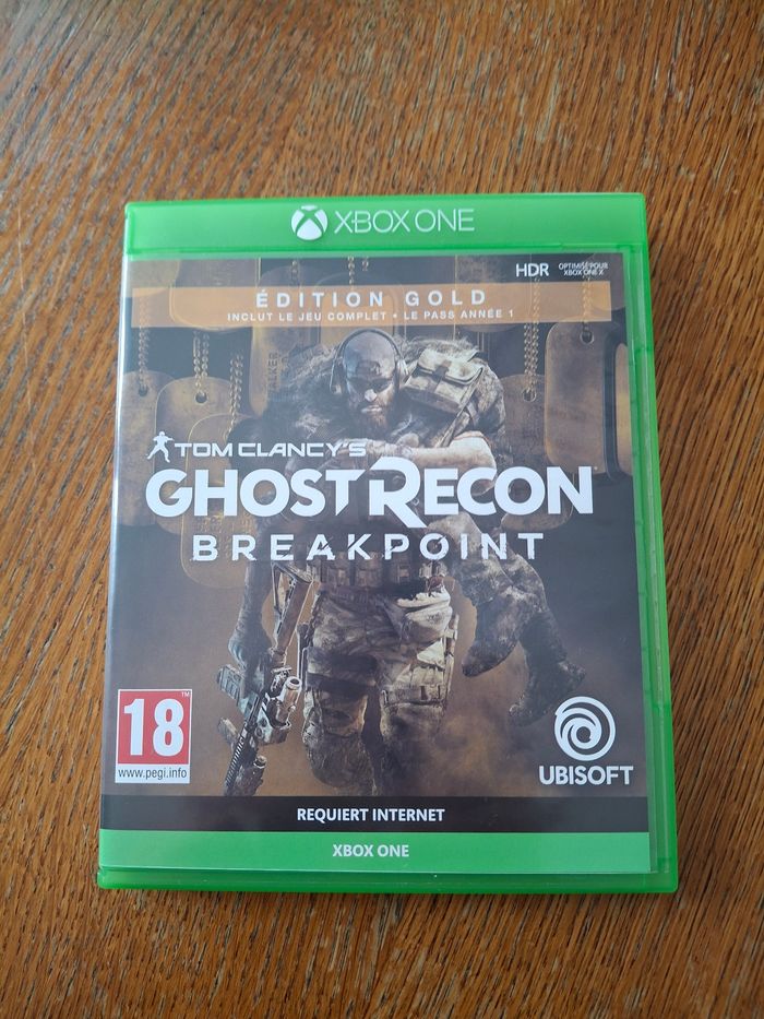 Jeu xbox one ghost recon breakpoint edition gold